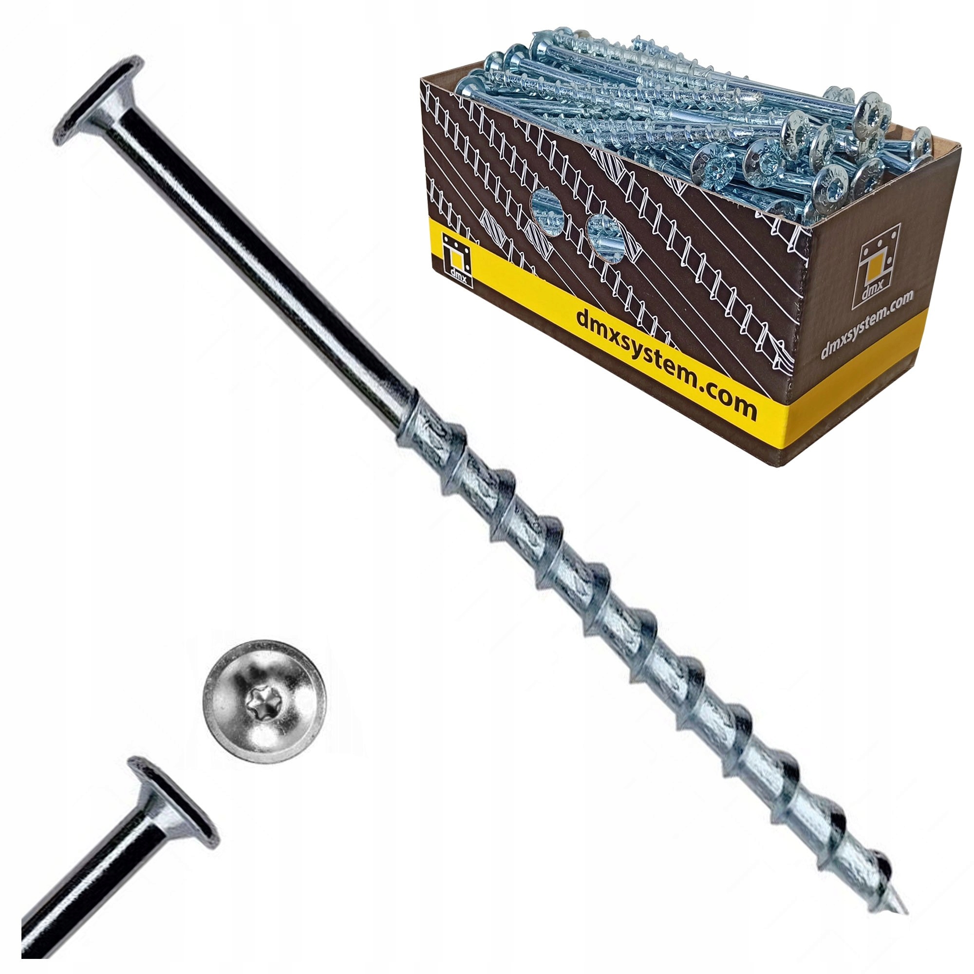 

Wkręty Do Gazobetonu 8x120 Torx Łeb Talerz 50szt