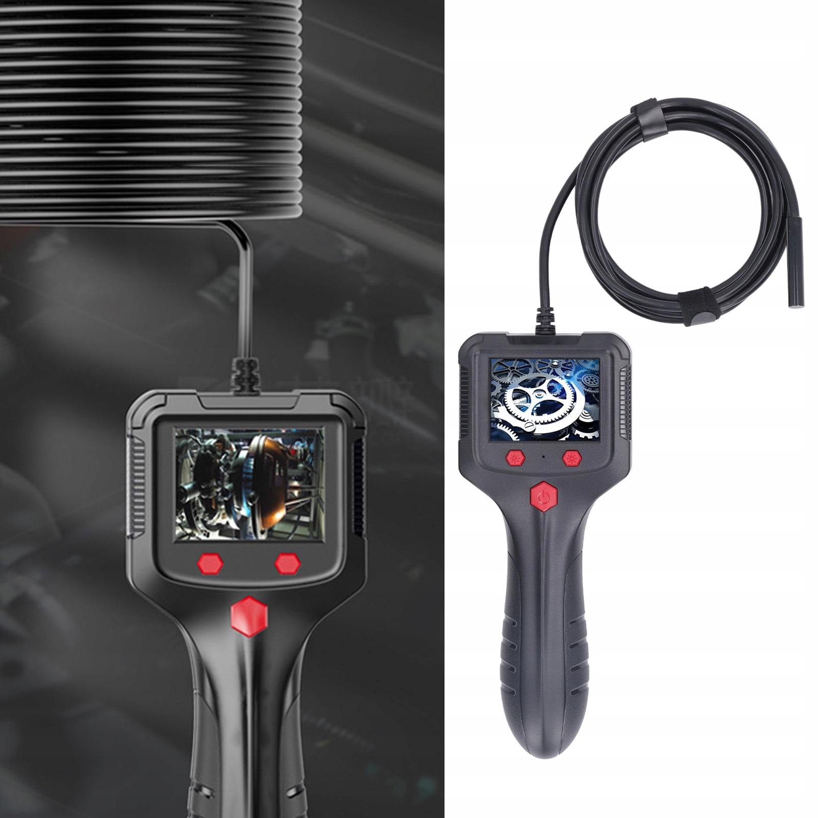 KAMERA INSPEKCYJNA Z RUCHOMA GŁOWICA ENDOSKOP 5M Marka bez marki