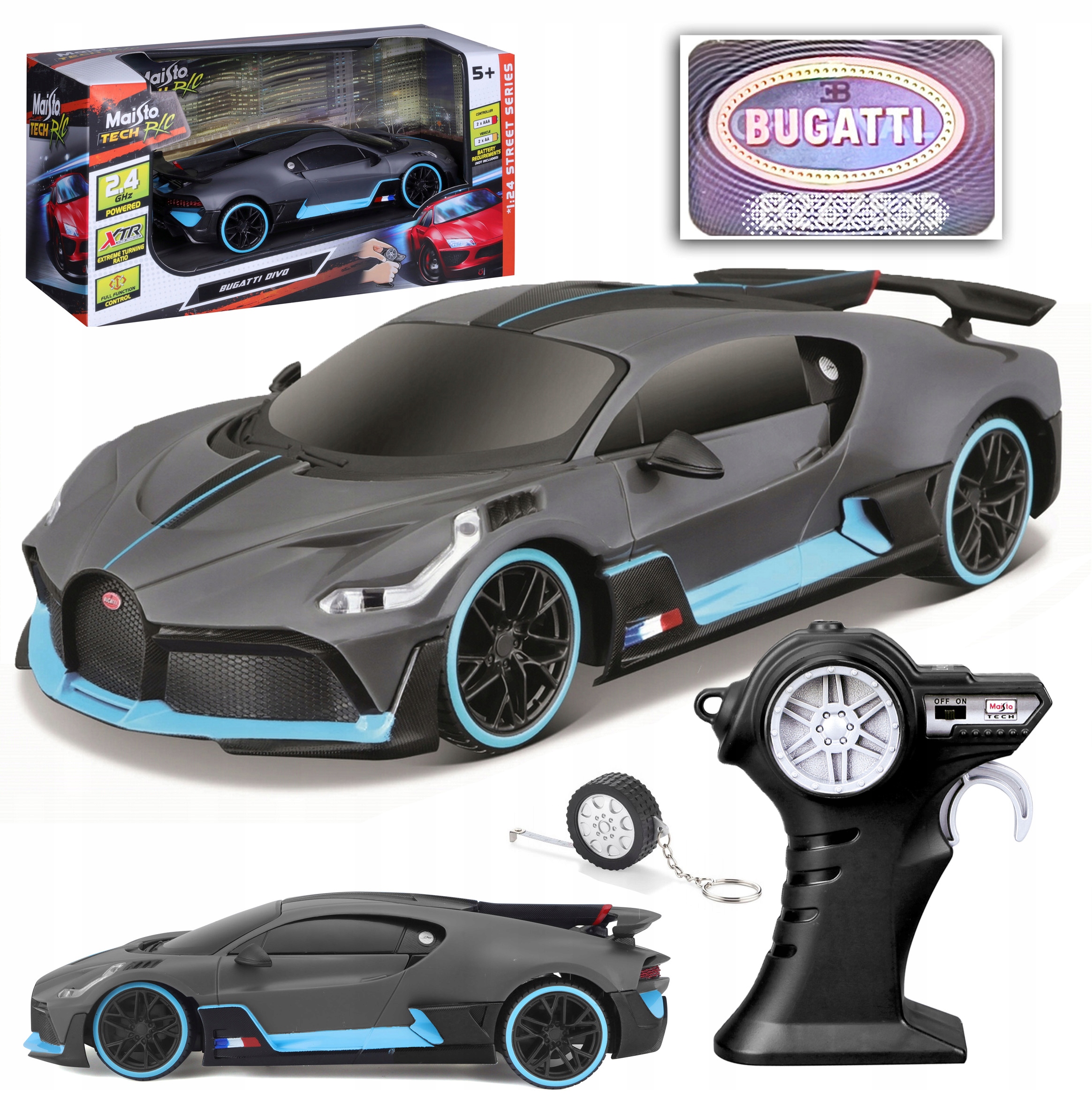 MAISTO TECH Bugatti Divo 1/24 2,4 GHz R/C 81515