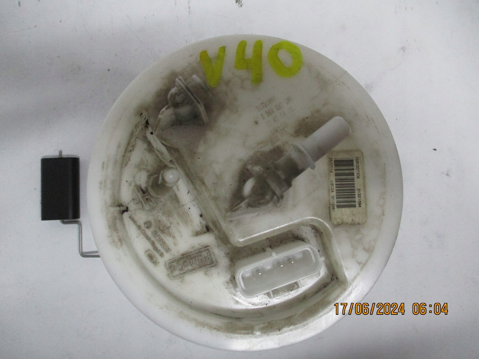 feed pump VOLVO V40 31321094