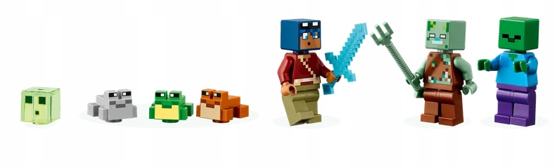 LEGO 21256 MINECRAFT - ŻABI DOMEK Bohater Minecraft