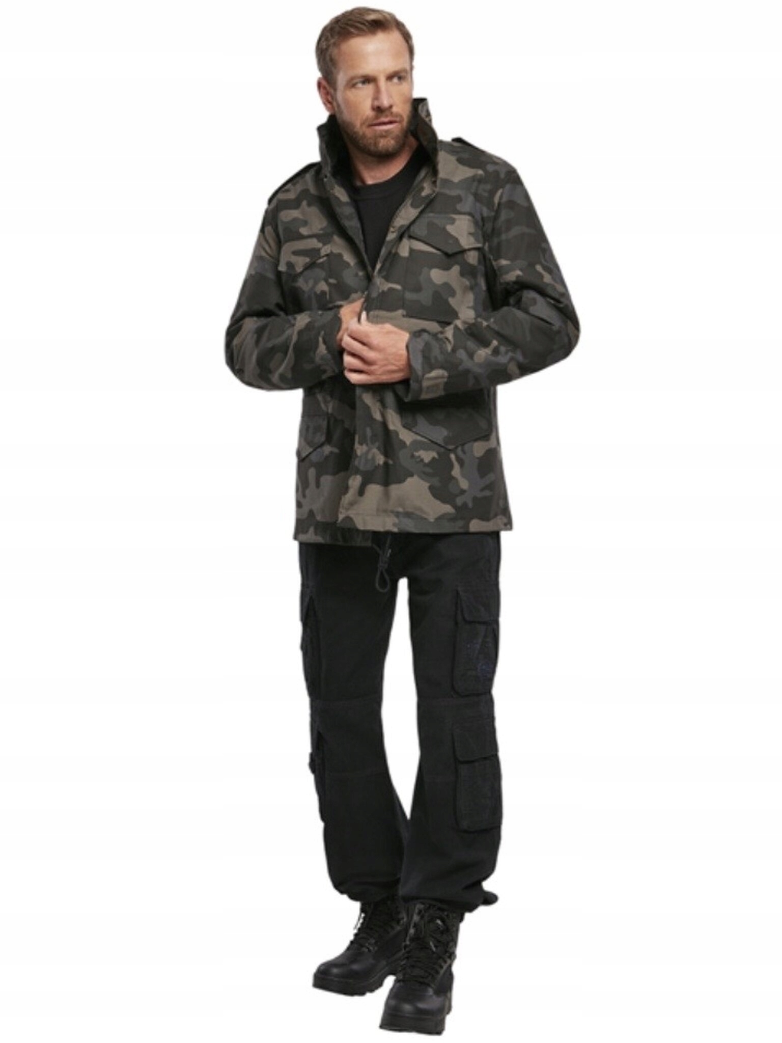 Brandit Černé Kapsáče S Nášivkami Plus Size 4XL 6EA