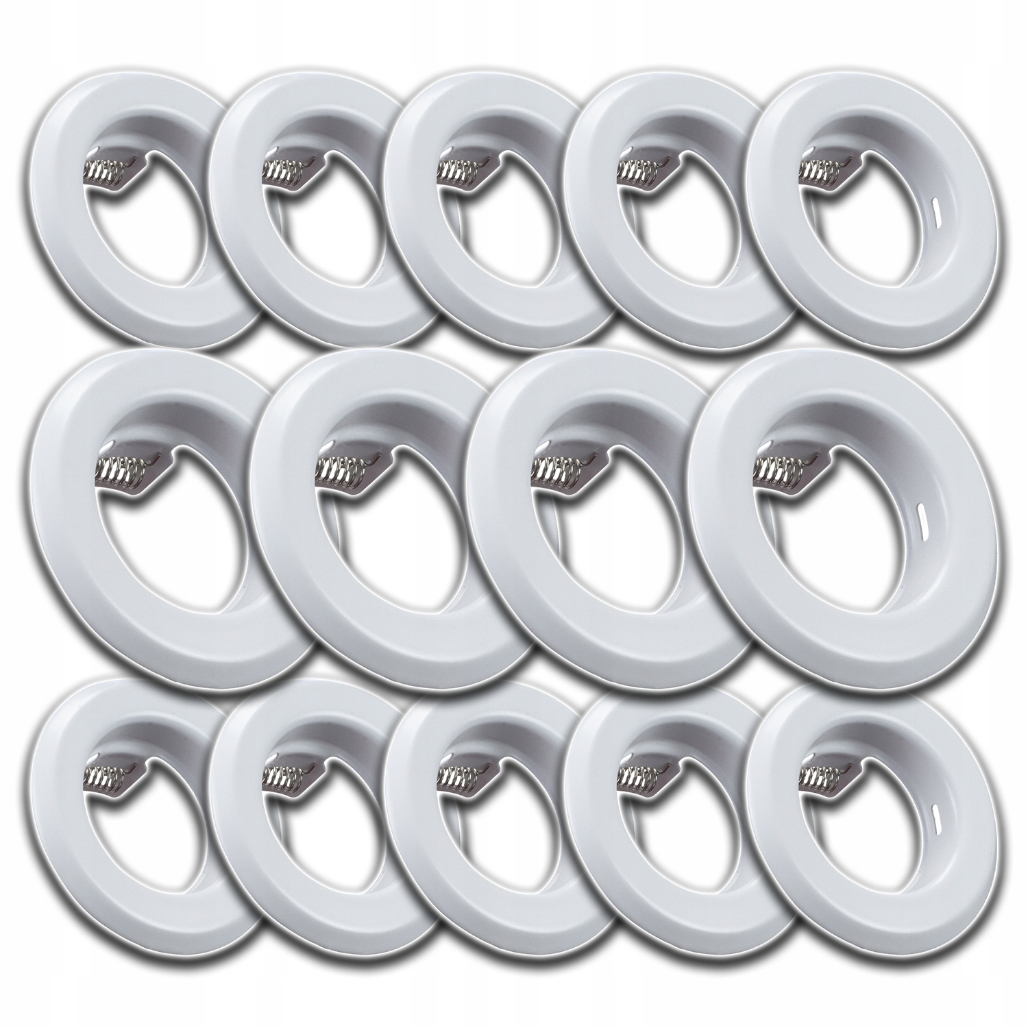 14 x Stropní Svítidlo Halogenové Stropní Očko Hliníkové Svítidlo Bílé