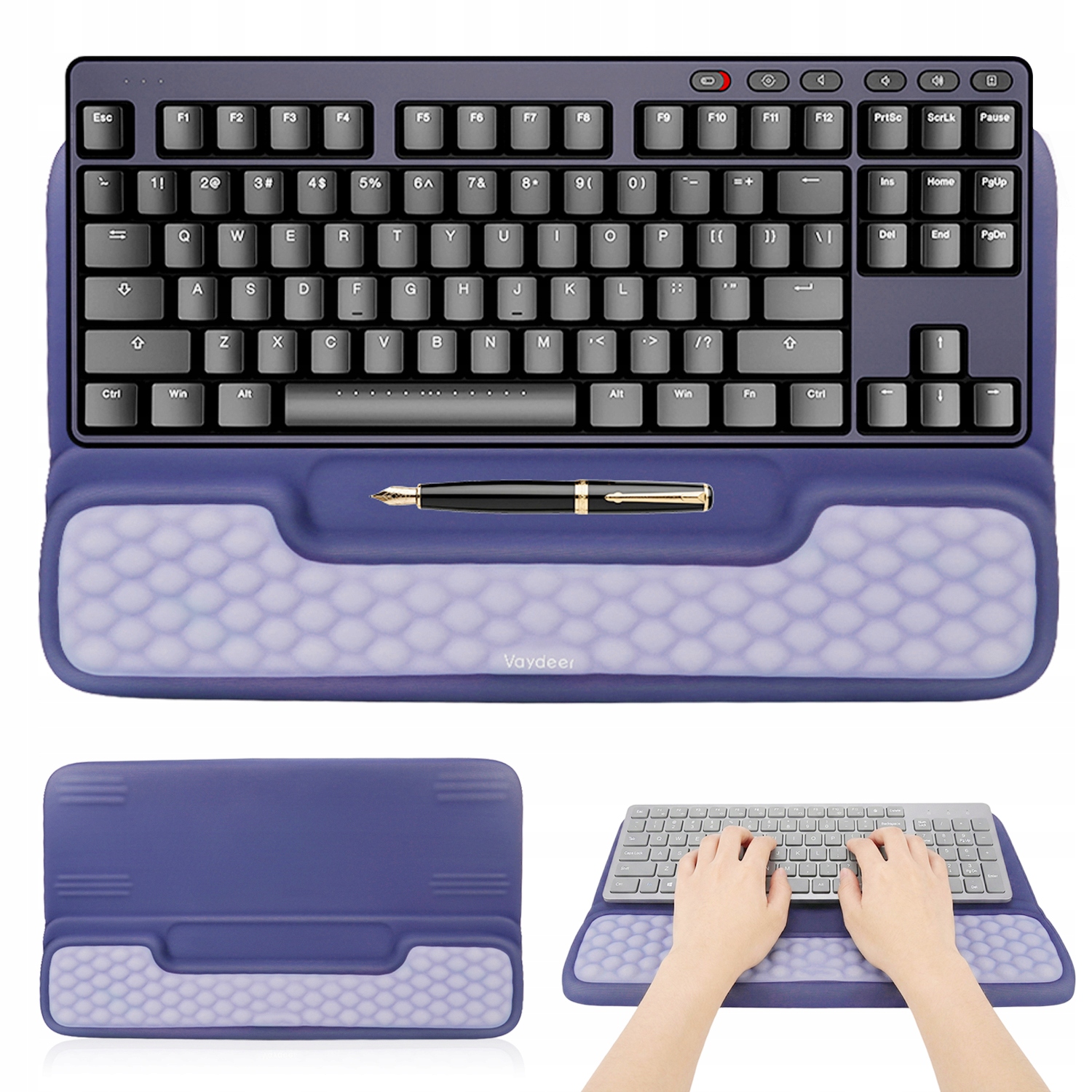 Ergonomická Podložka Pod Klávesnici S Prostorem Pro Drobné Předměty