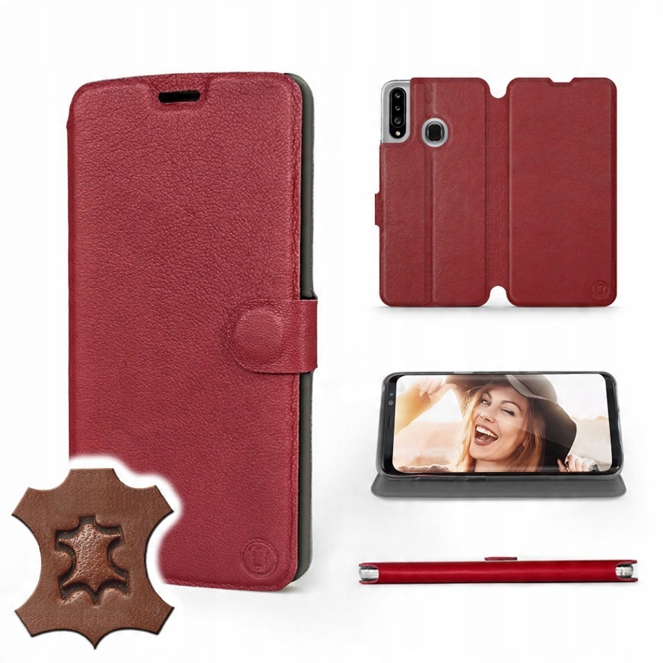 

Etui Mobiwear do Samsung Galaxy A20S - Dark Red