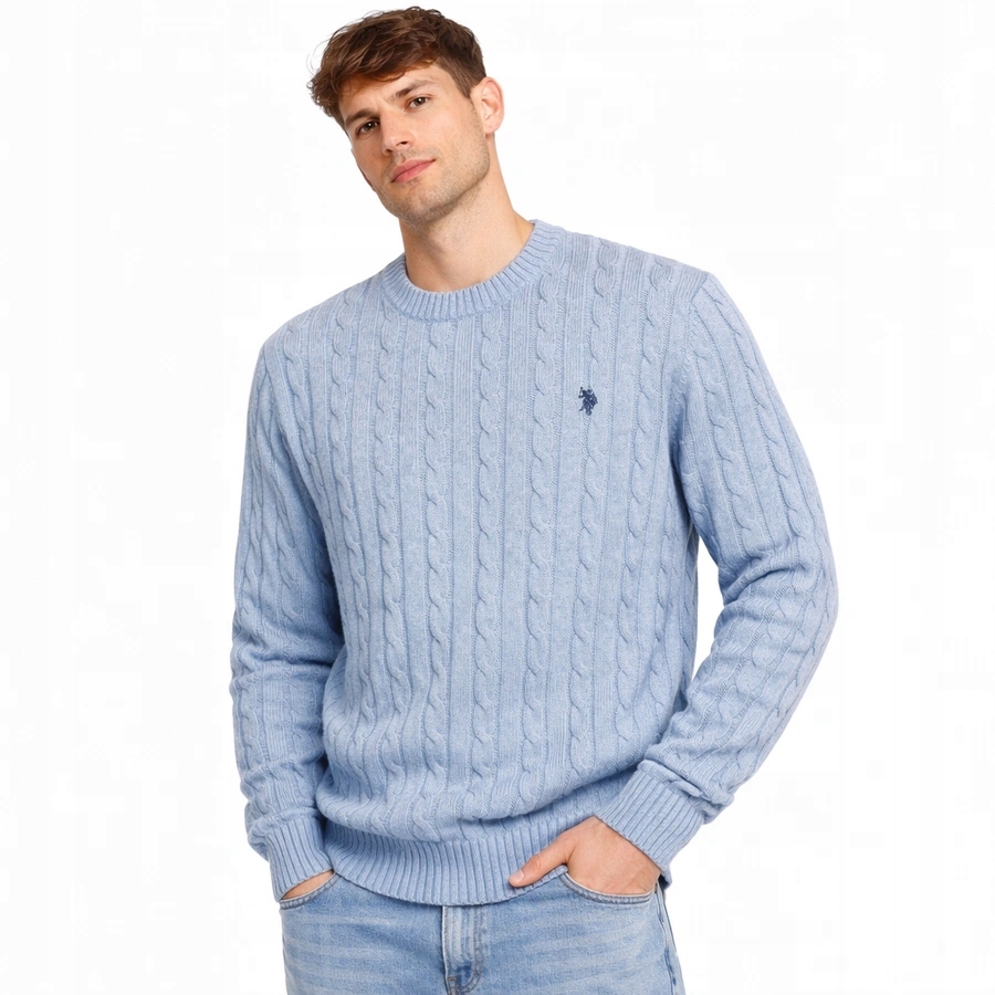 Pánský svetr U.s. Polo Assn. US42 173 005 000413 Modrý