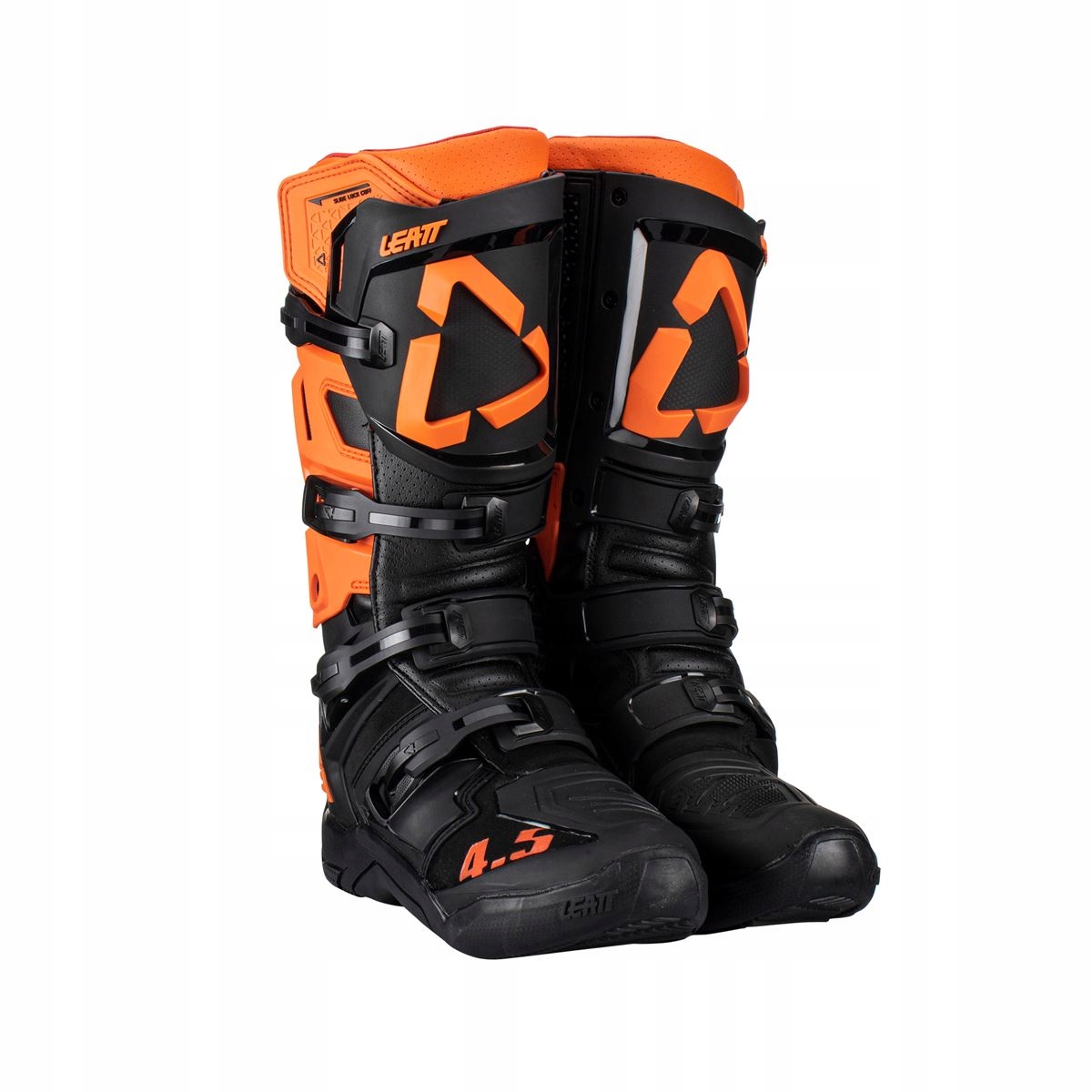 Leatt Topánky Cross 4.5 Boots Orange Čierna/oranžová Veľkosť 42 26.5 cm