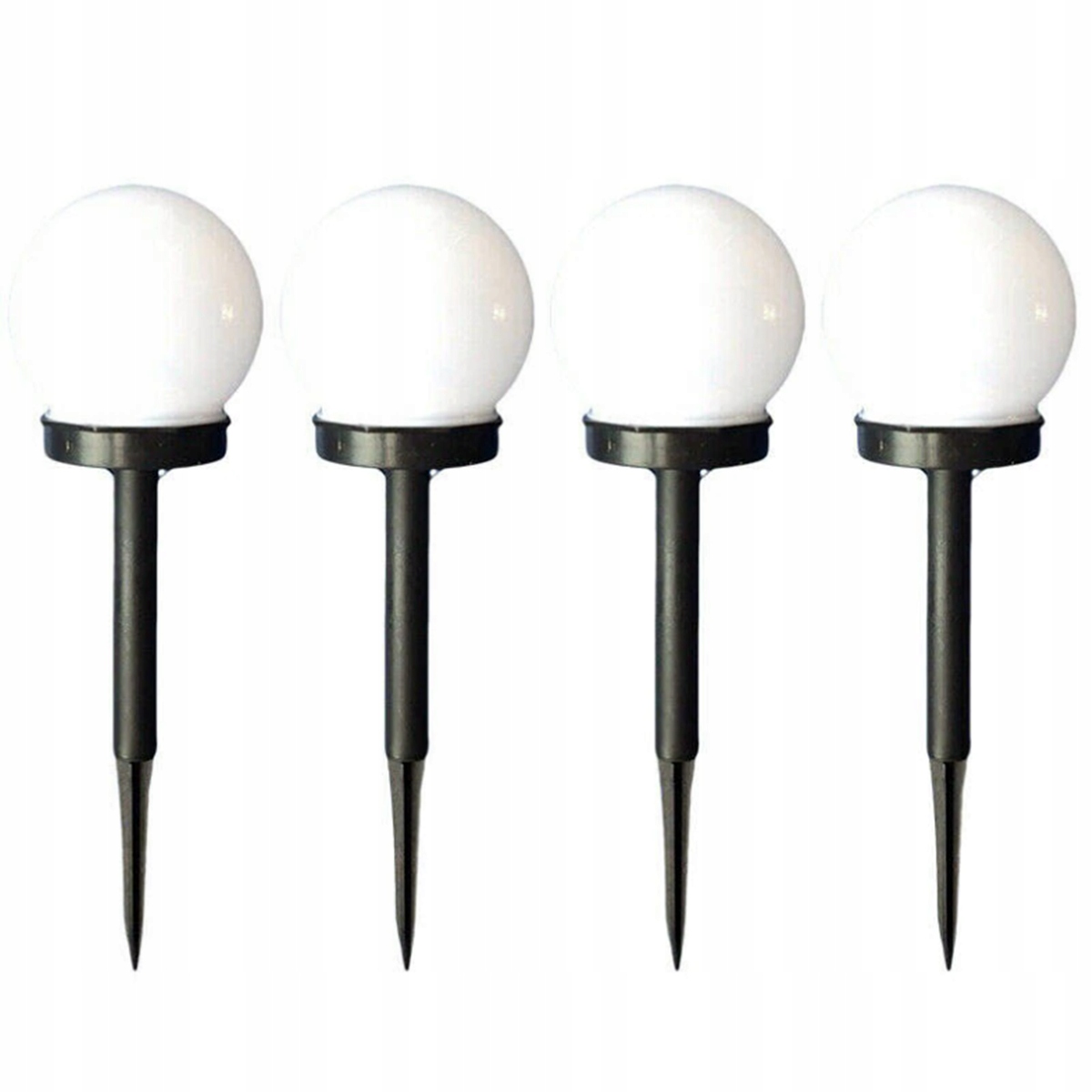 

Solarne Lampki Ogrodowe Lampa Led 10 cm Kula 4 szt