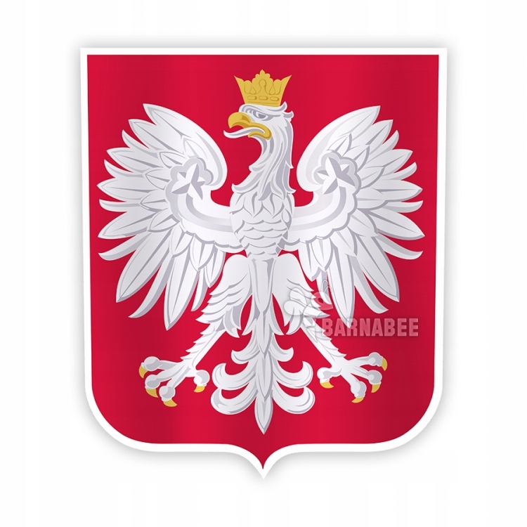 

Naklejka Godło Polski B25 na samochód