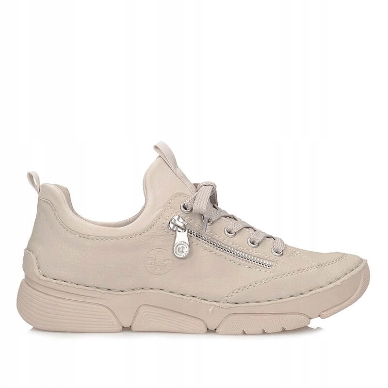 Módní béžové dámské polobotky Rieker 45973-60