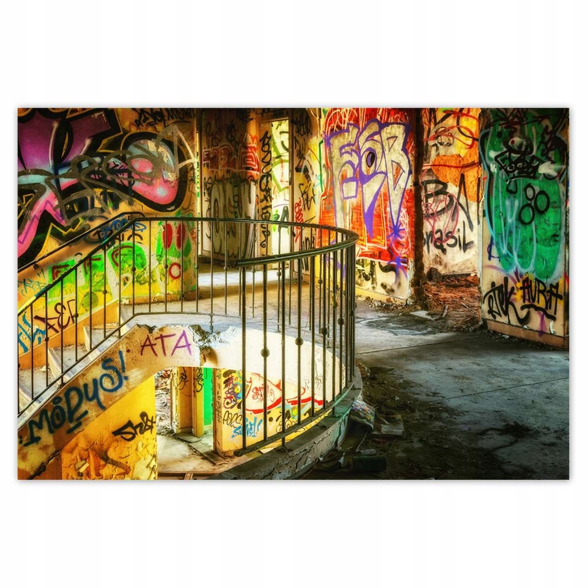 Plakáty 200x135 Graffitti Mural