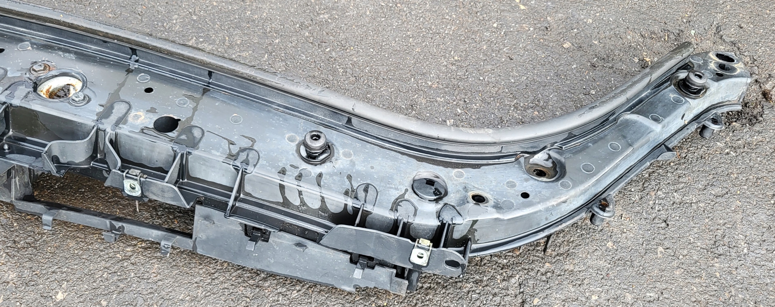 sider front upper pillar iron bonnet latch lock rope RENAULT SCENIC II 2