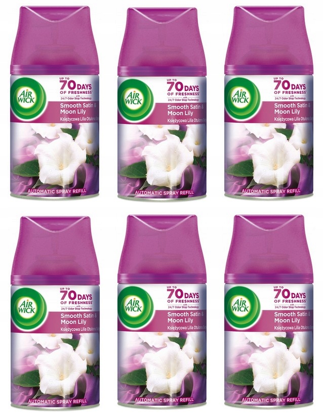 

Air Wick Fresh Matic Księżycowa Lilia 6 x 250