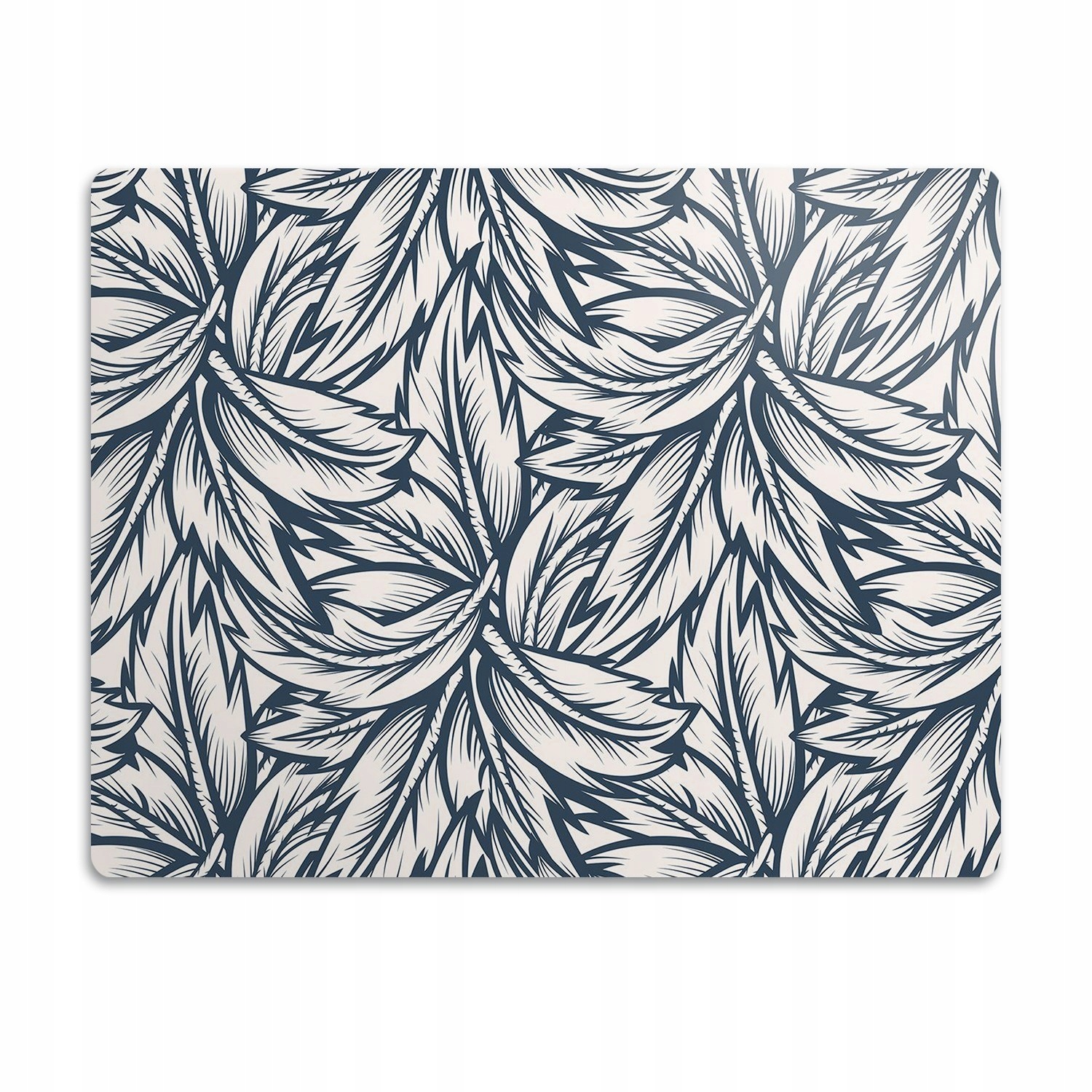 Levně Voděodolná podložka pod misku Nakreslené listy 60x40