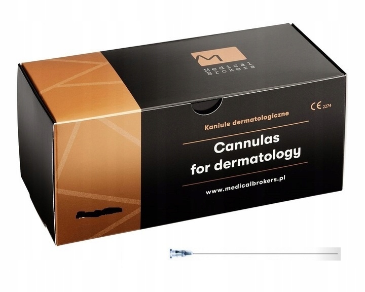 Дерматологическая канюля 22g 0. 7x70mm-1шт игла