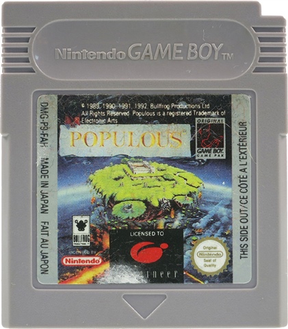 Populous - NINTENDO GAME BOY GB PAL