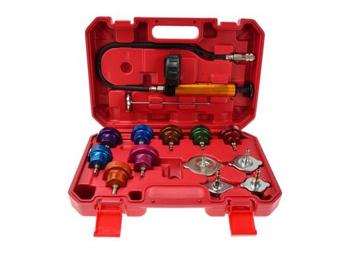 Tester merania tlaku a teploty chladičov