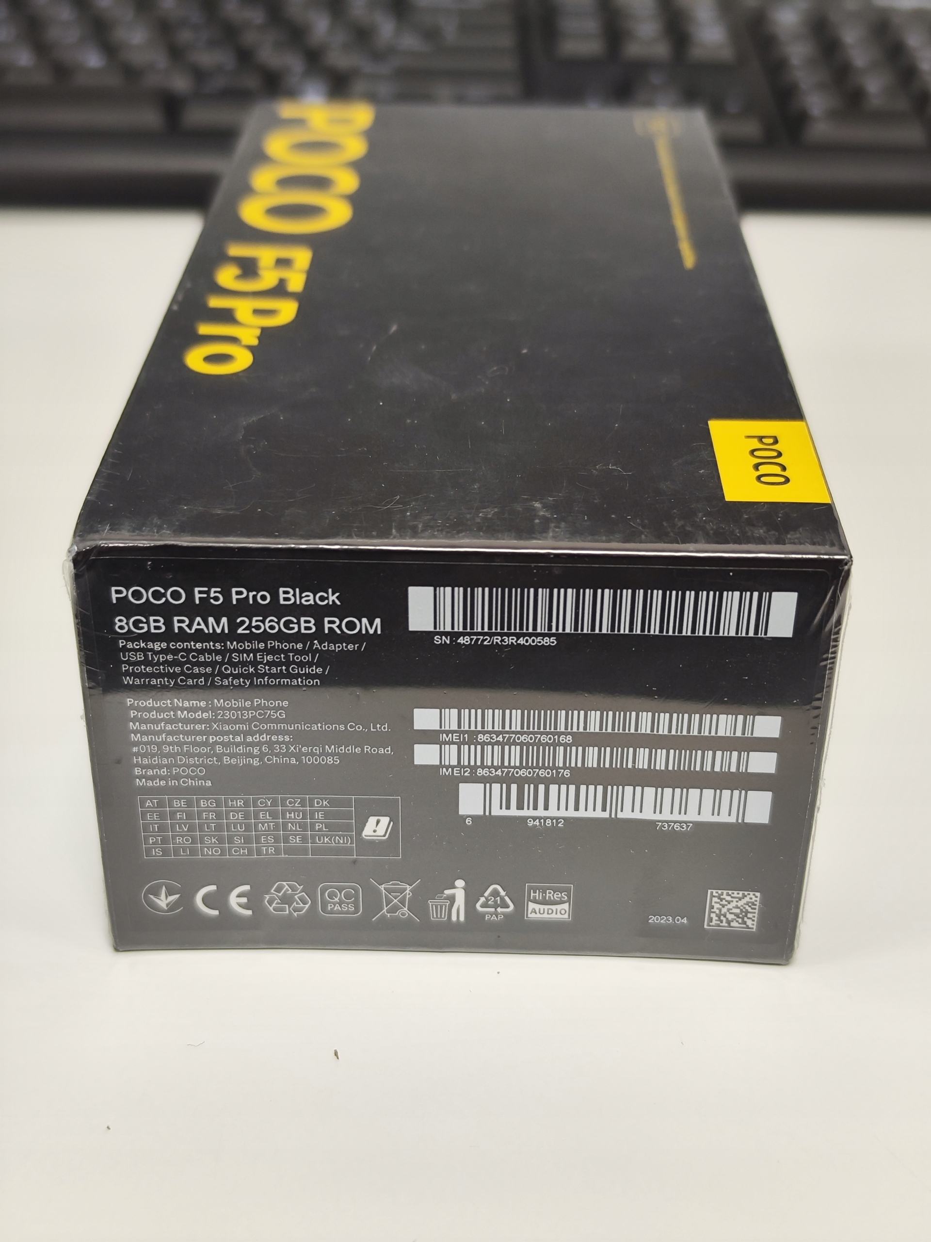 Outlet Smartfon Poco F5 Pro Black 8/256 Black /3063
