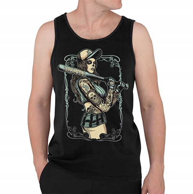 TANK TOP HORROR/ROCK BASEBALL GIRL