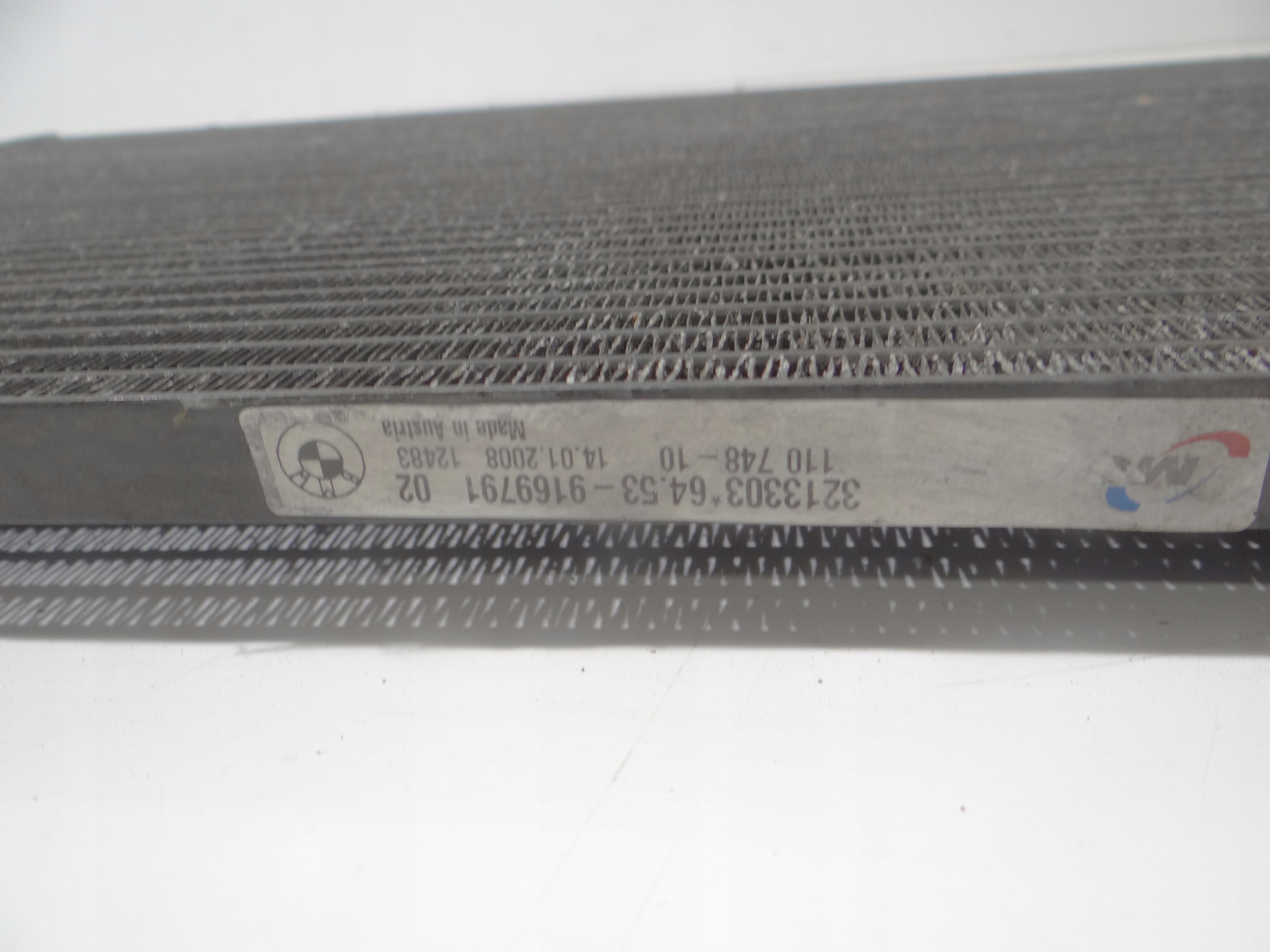 Radiateur climatisation BMW E93 N53 9169791