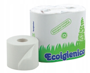 

Papier toaletowy eko, biały, 2 warstwy, 4 rolki