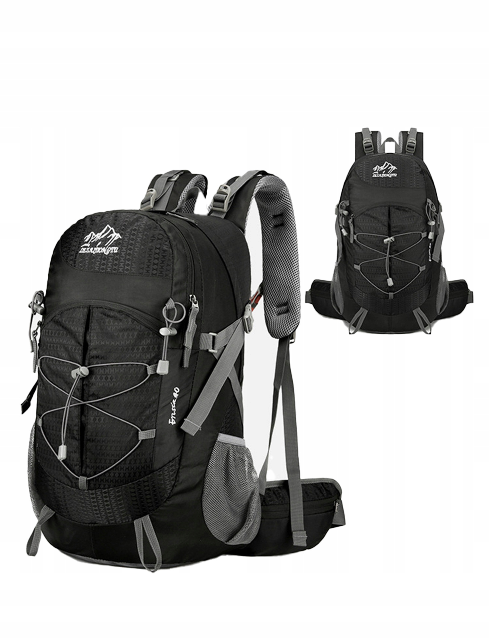 Plecak turystyczny trekkingowy solidny w góry stelaż pas biodrowy TH0395