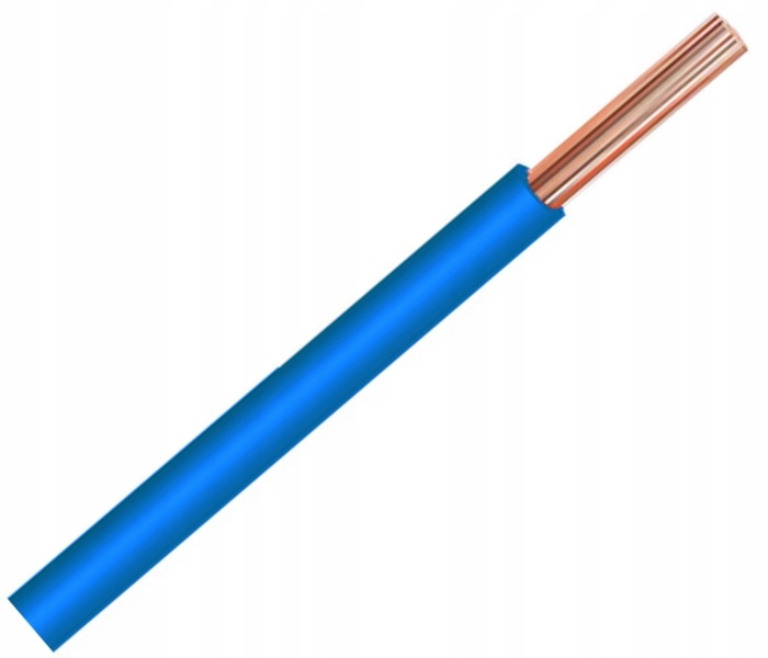 

Kabel przewód silikonowy Sif 4mm2 niebieski 1m