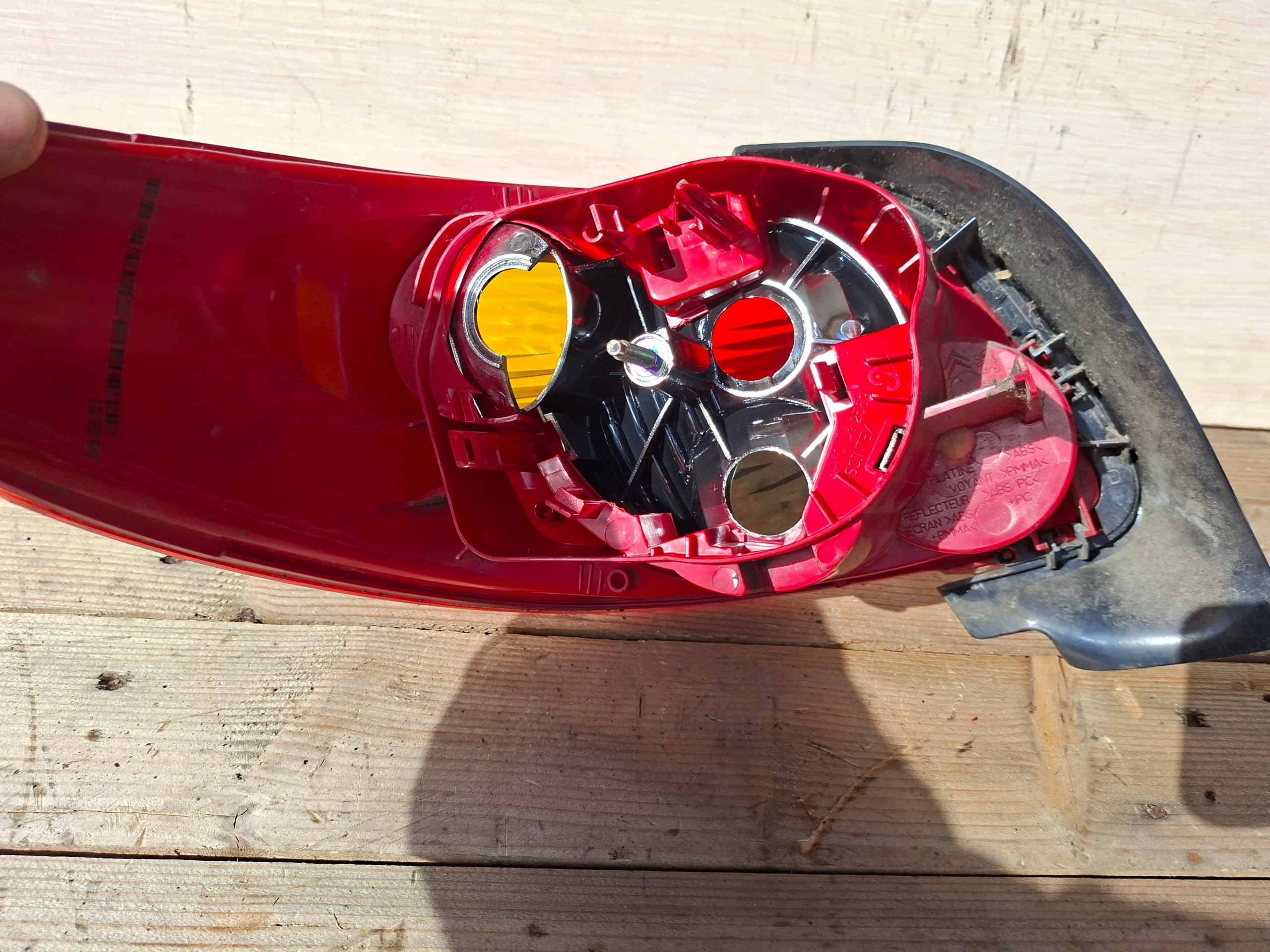 light rear part rear peugeot 206 cc right