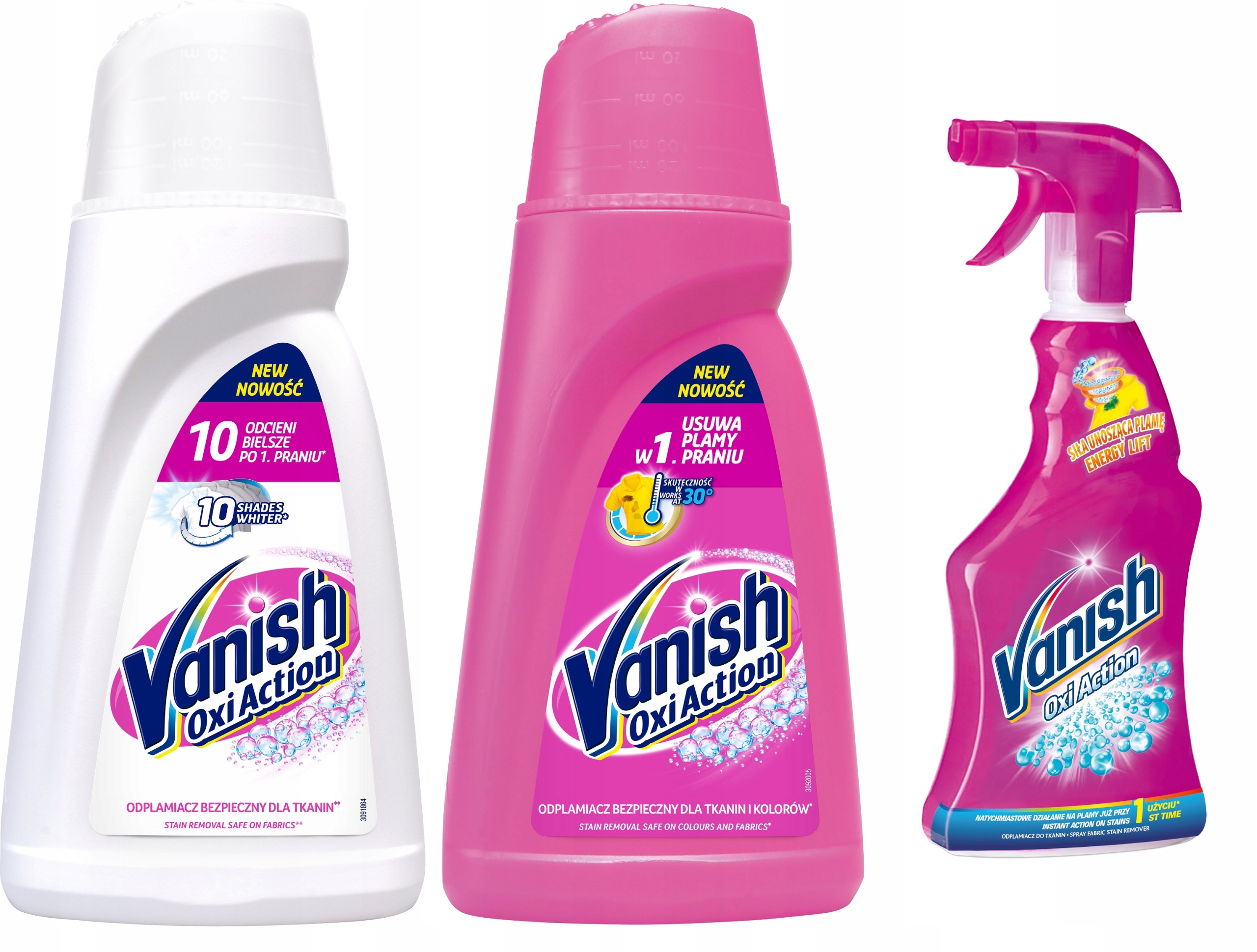 

Vanish Oxi Odplamiacz Żel 2l + Spray Oxi