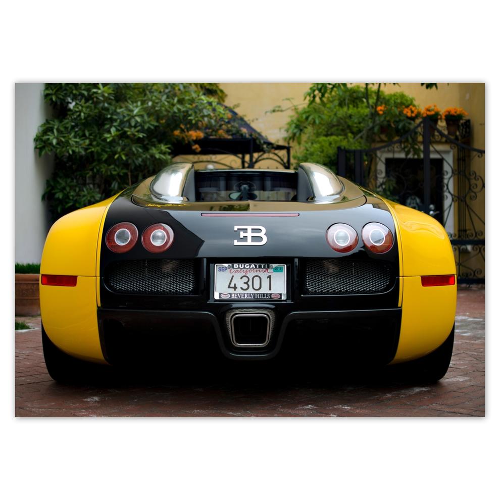 

Naklejki 70x50 Żółte Bugatti