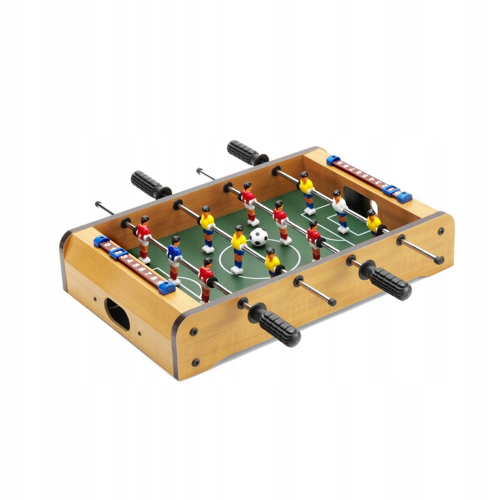 Hra mini stolní fotbal pro dítě, dřevěný stolní fotbal