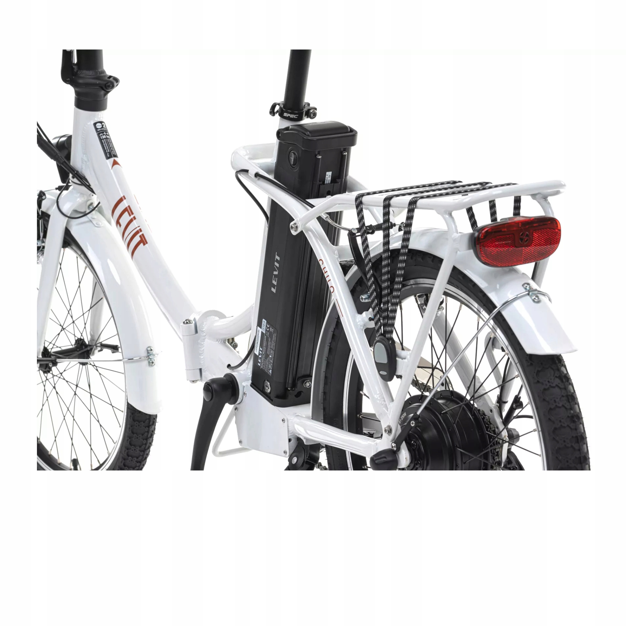 Велосипед електричний LEVIT CHILO 3 - складаний, білий 90 photo 11