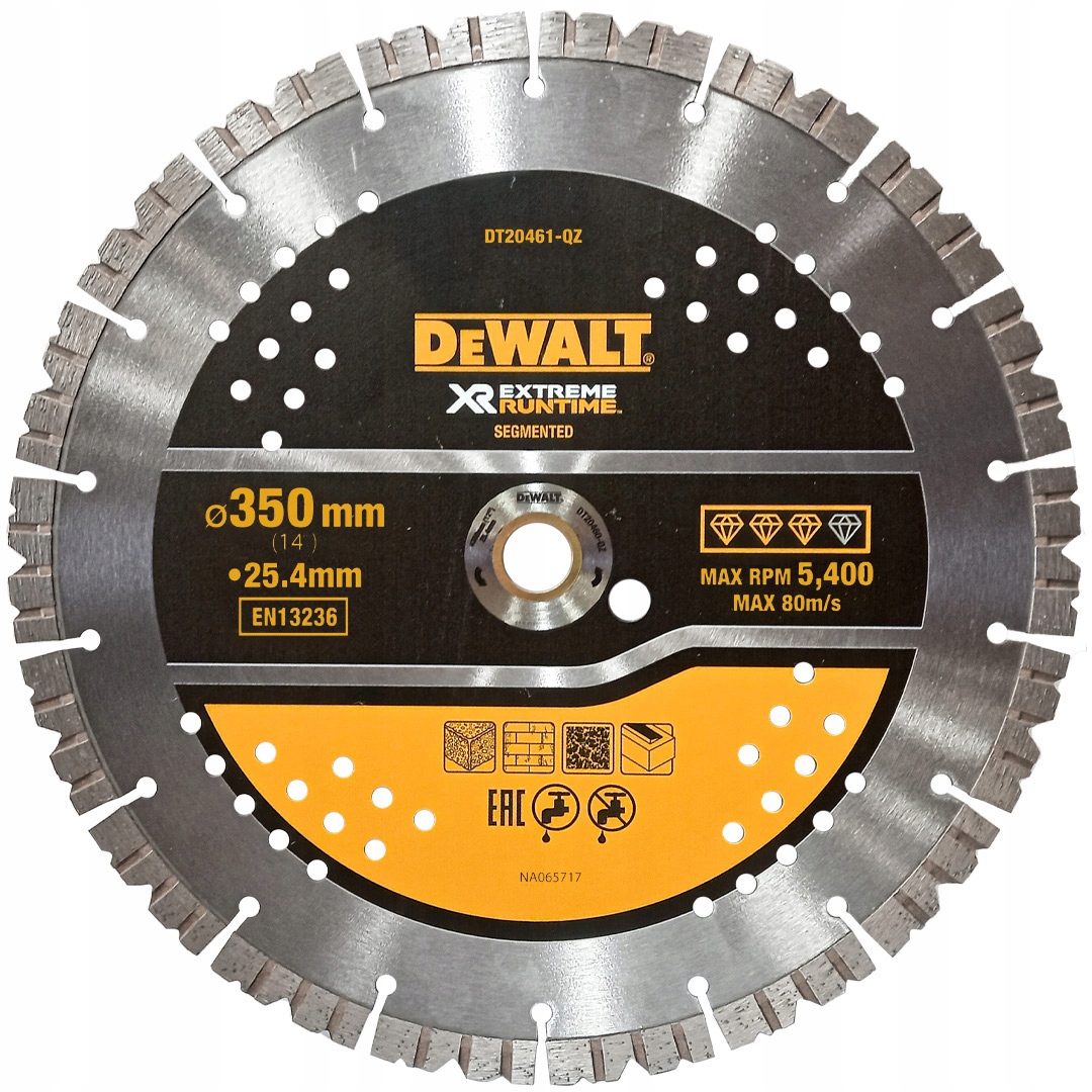Diamantový Diamantový kotouč betonu 350x25,4 mm DeWALT DT20461