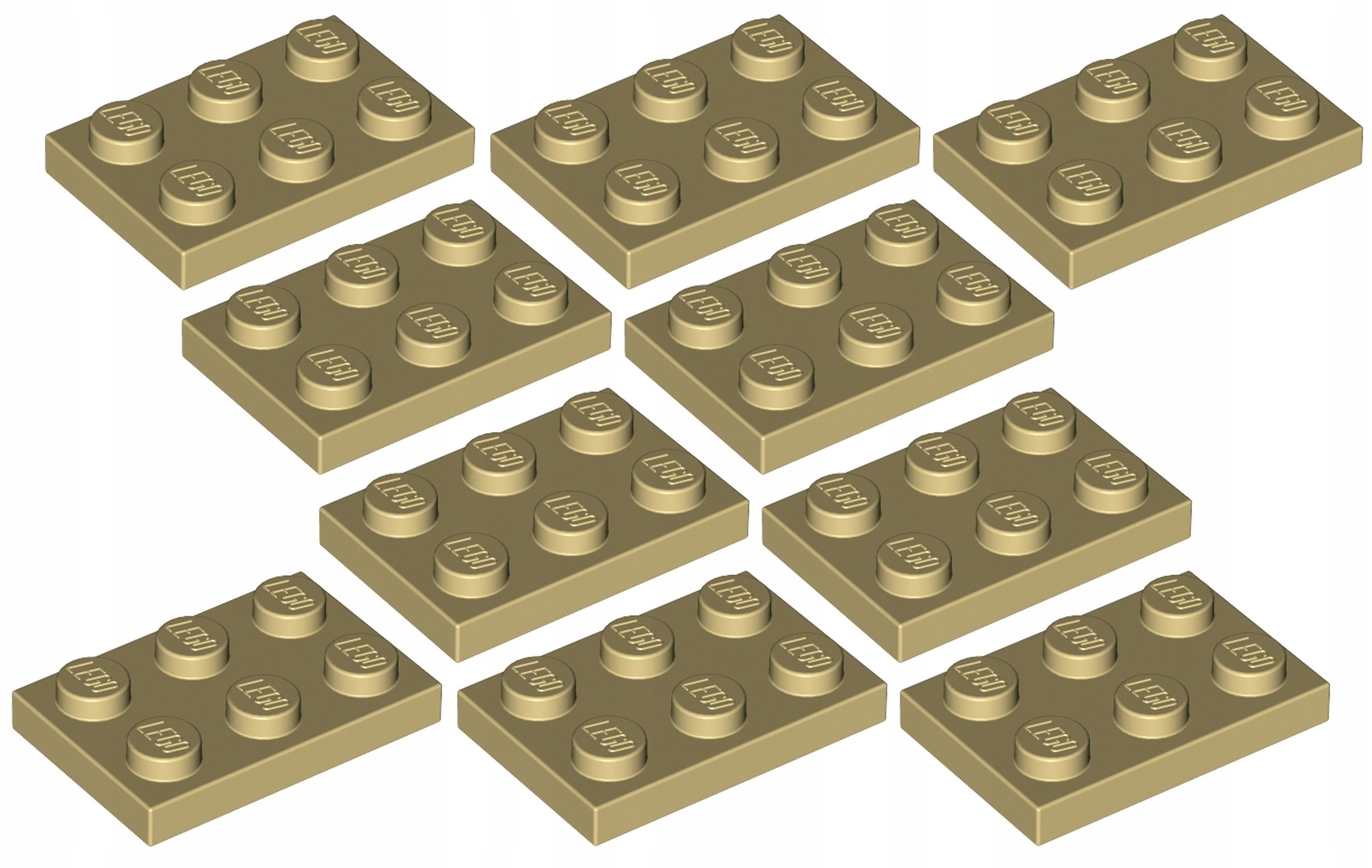 

Lego Płytka 2x3 Beżowa/Tan (3021/4118790) 10szt