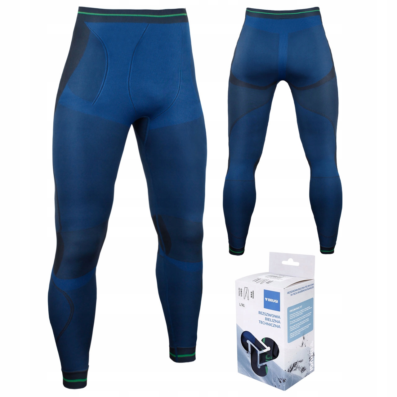 

Brugi Spodnie Męskie Termoaktywne Bielizna L/XL