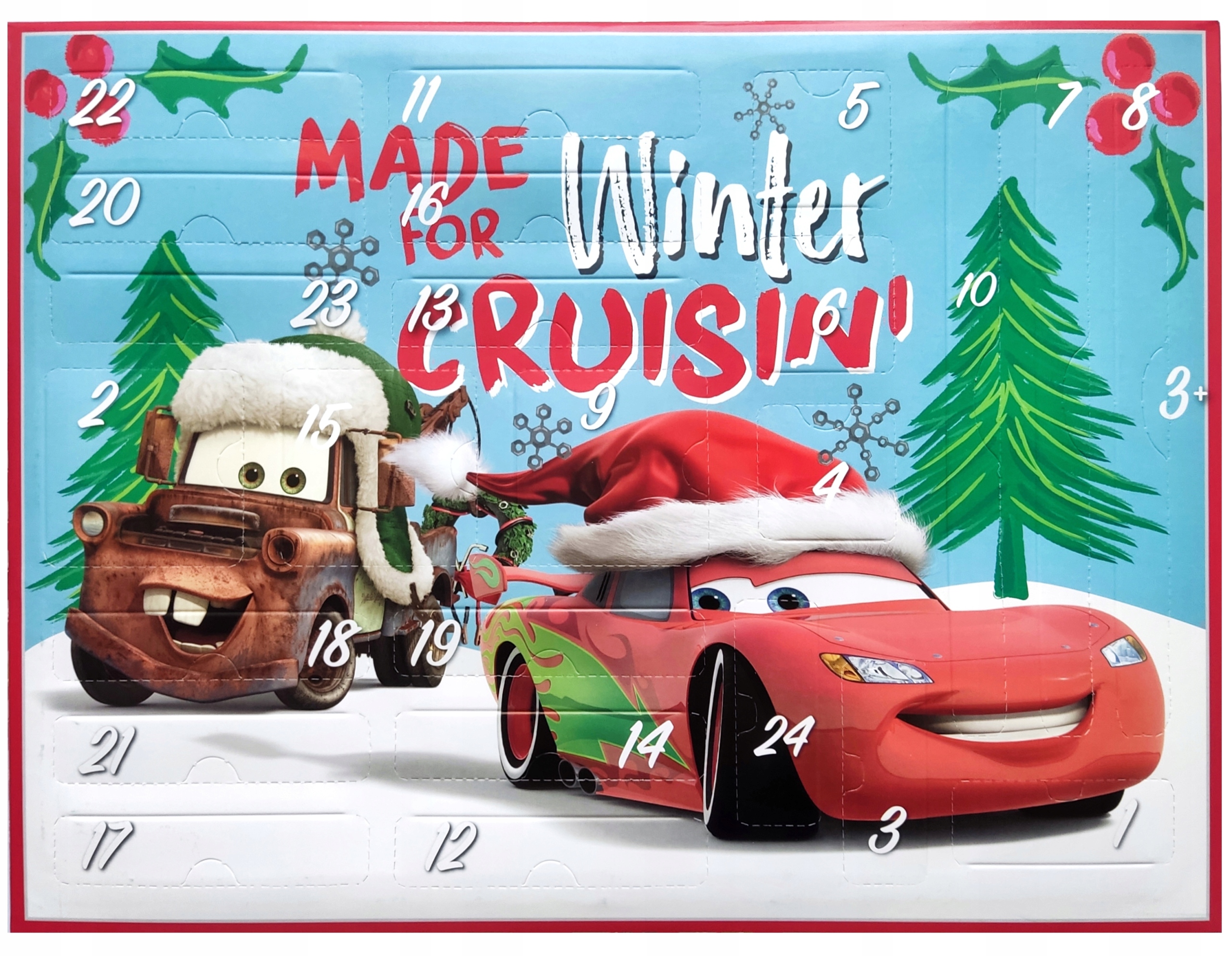 Адвент-календарь Disney Pixar Cars, 24 окошка со школьными принадлежностями — фото 4