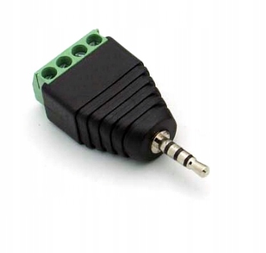 

Wtyk microjack 2,5mm 4 pin z szybkozłączem