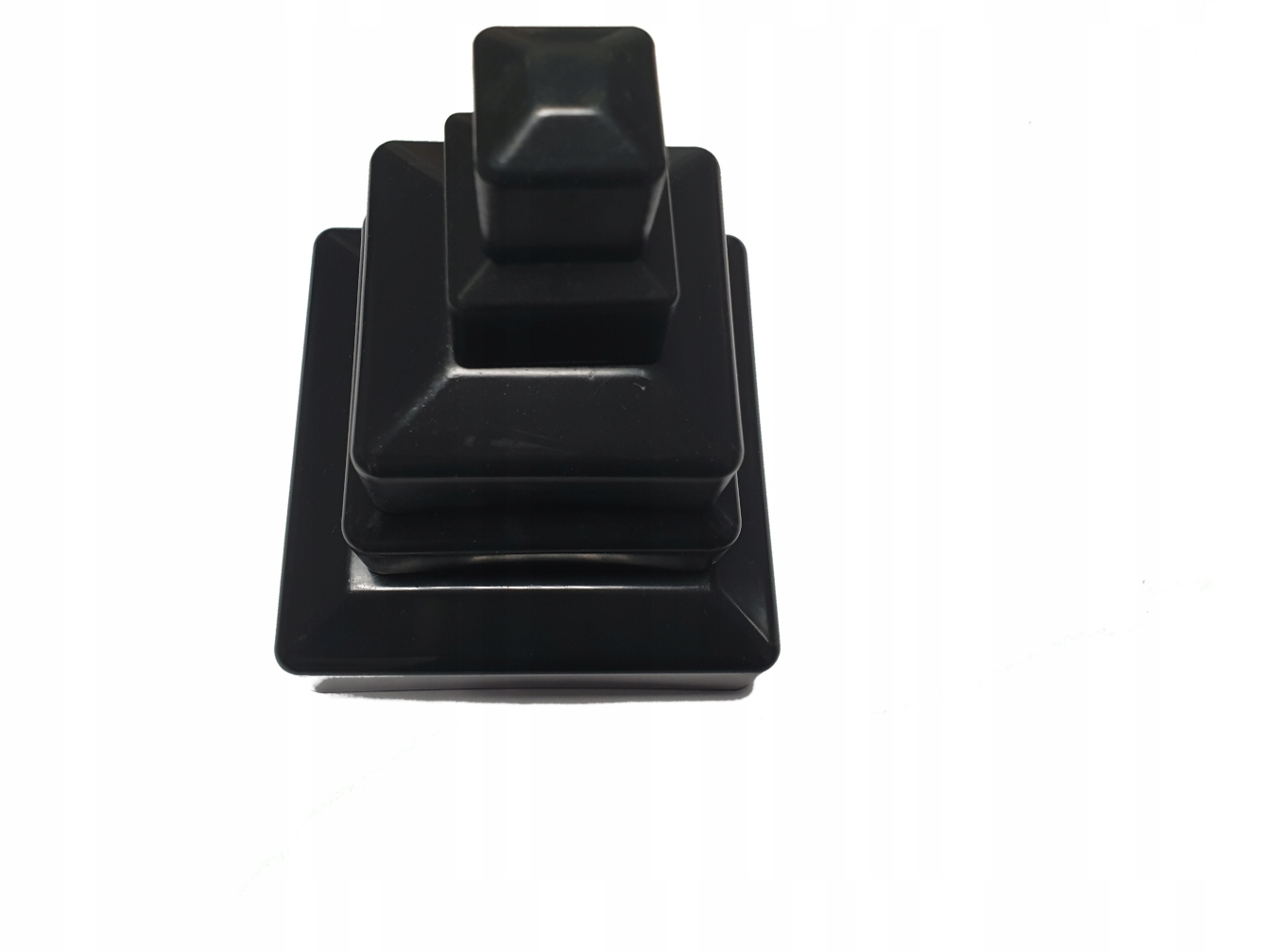 Daszek Kapturek zewnętrzny na słupek 60x60 czarny Kod producenta kapturek6060cz