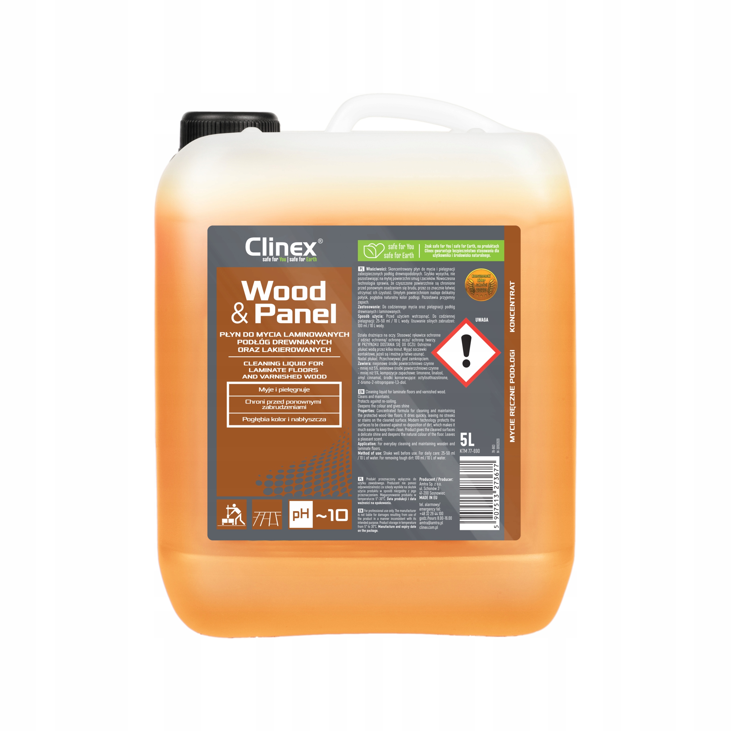 Levně Clinex Wood&Panel 5L