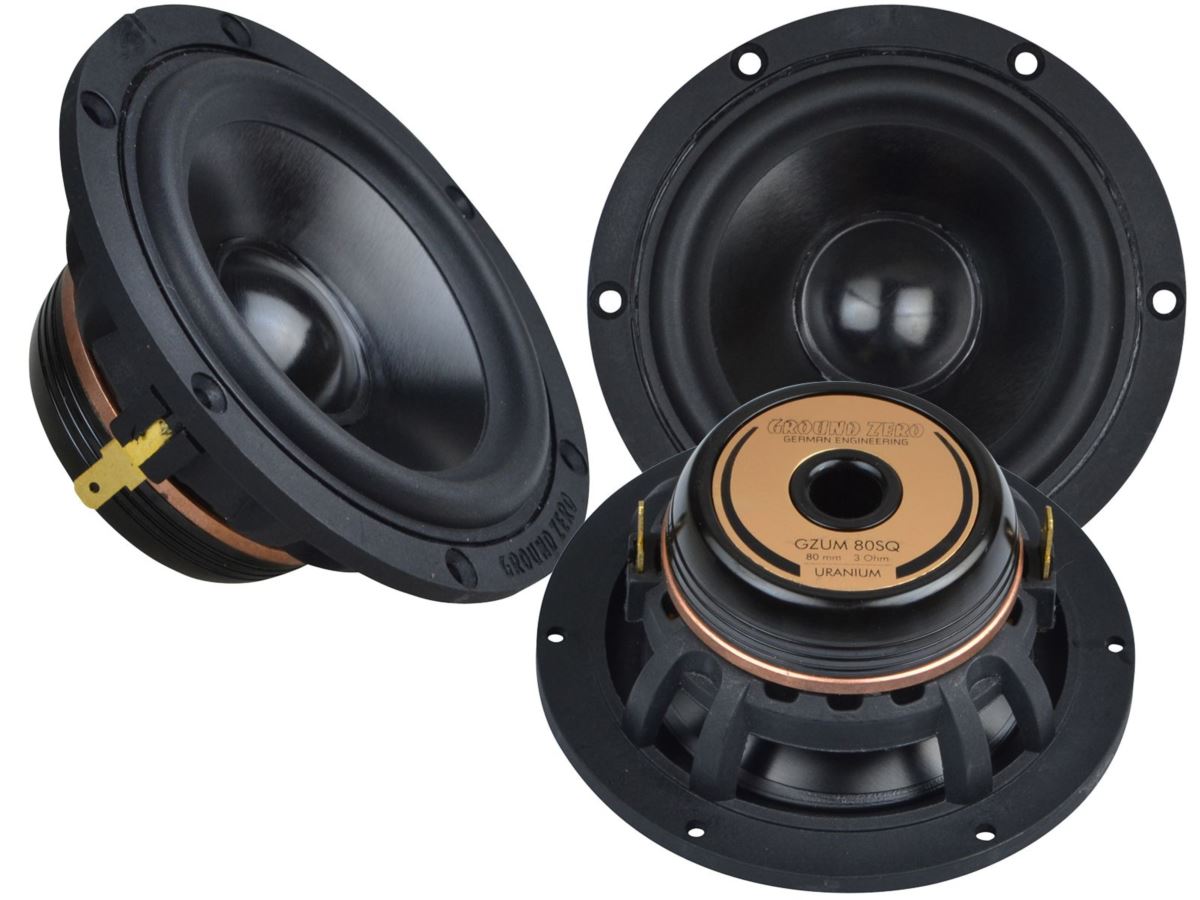 Ground Zero Gzum 80SQ stredotónové reproduktory