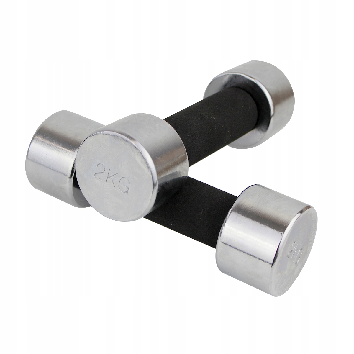 

Zestaw Hantli Hantelków do Ćwiczeń 2 x 2 Kg Chrom
