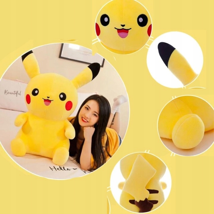 MASKOTKA PLUSZAK PIKACHU POKEMON XXXL DUŻY Marka inna