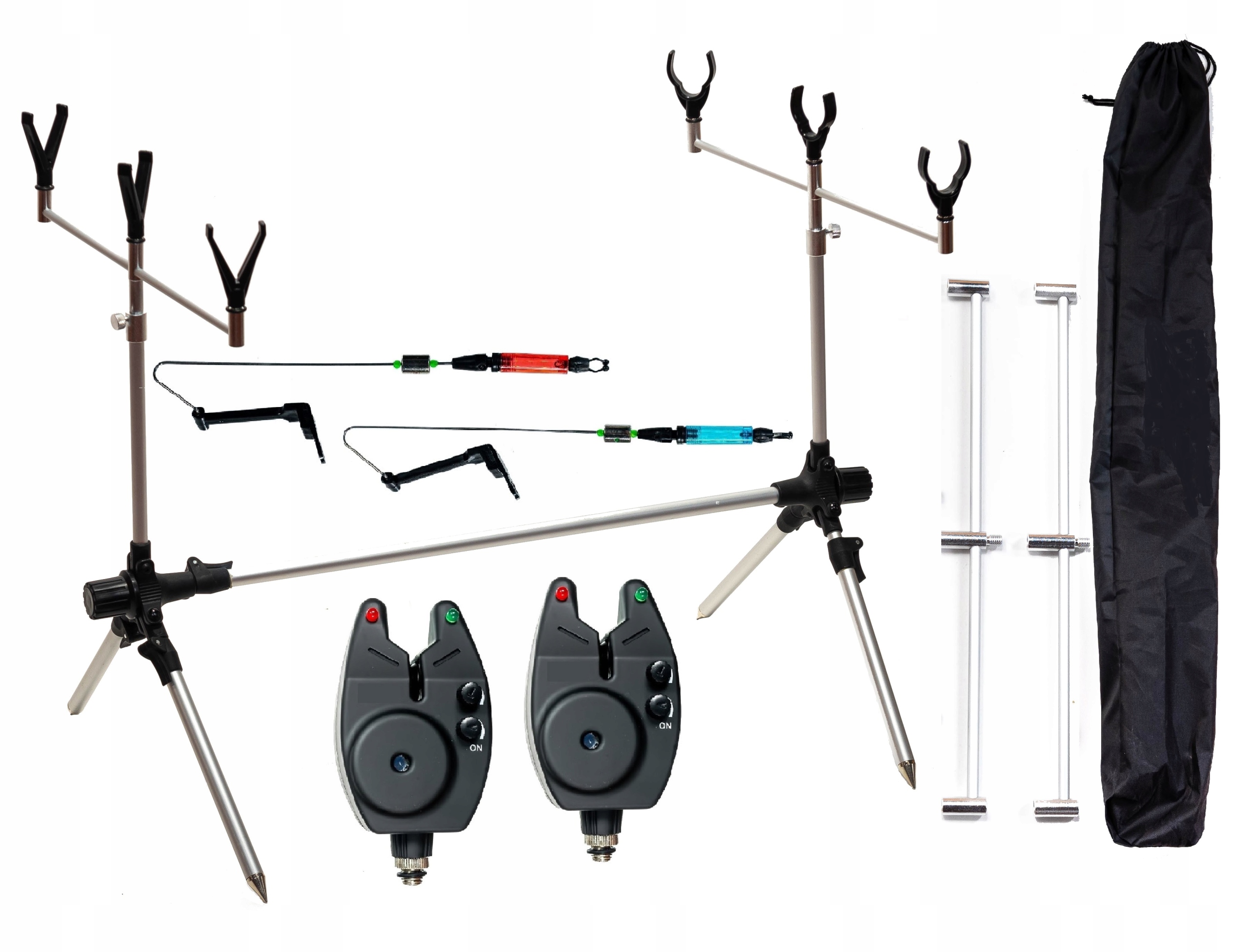 ROD POD ZESTAW KARPIOWY 2x SYGNALIZATOR 2x SWINGER