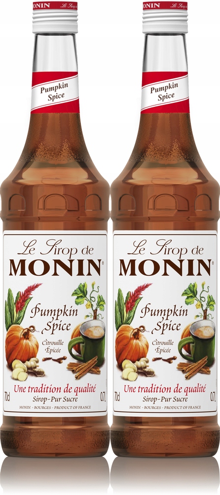 Syrop smakowy Monin Pumpkin SPICE-korzenno-dyniowy x2