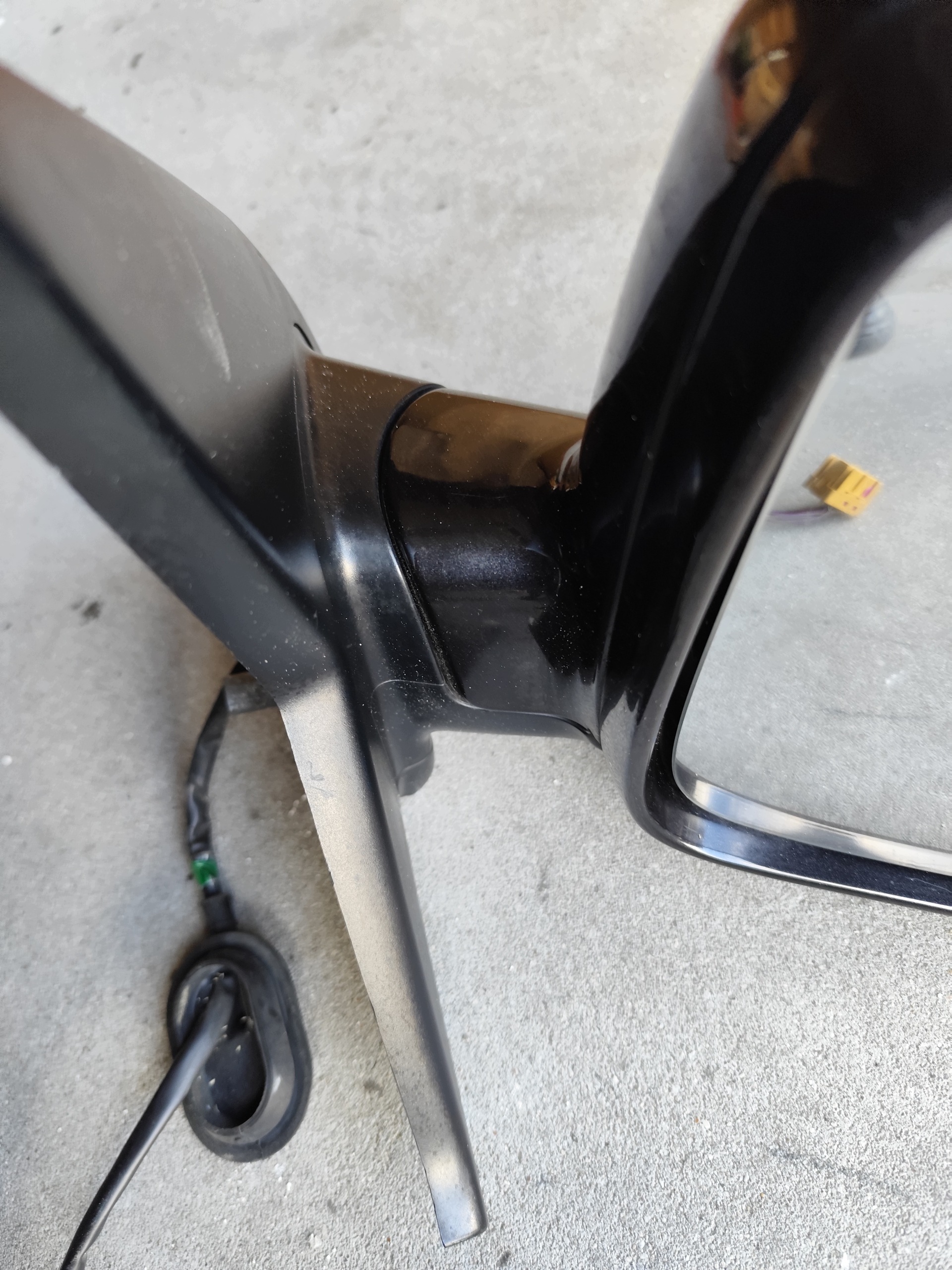 VW T5 SPECCHIETTO RETROVISORE Destro passeggeri 9 PIN nero