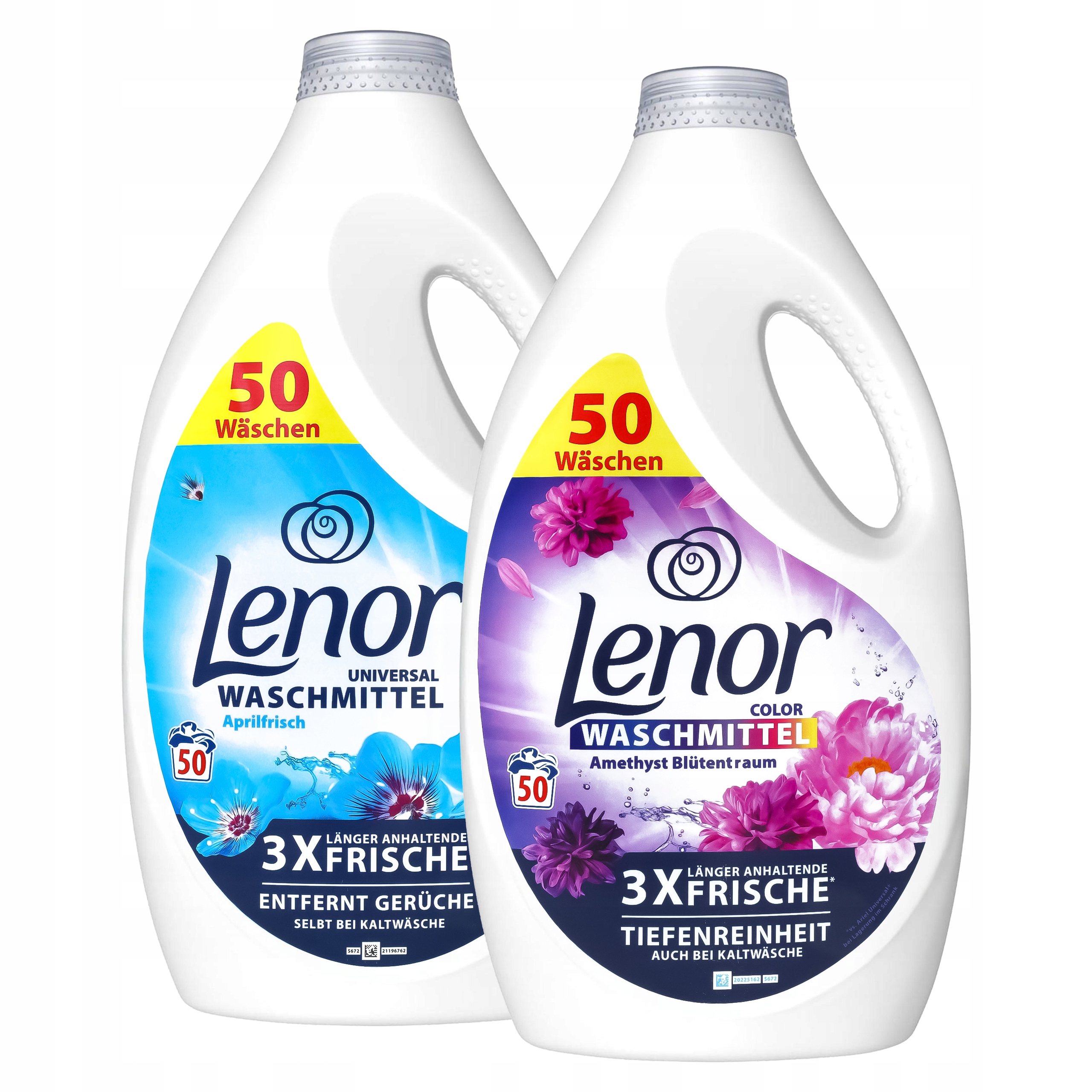 Levně Gel na praní bílé a barevné prádlo Lenor Amethyst Aprilfrisch Set 4,5 L