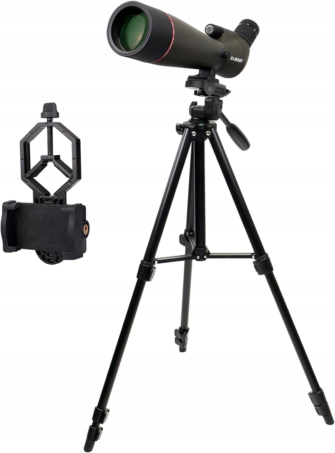 Svbony SV13 Pozorovací dalekohled se stativem Hd 60x80mm Monokulární teleskop