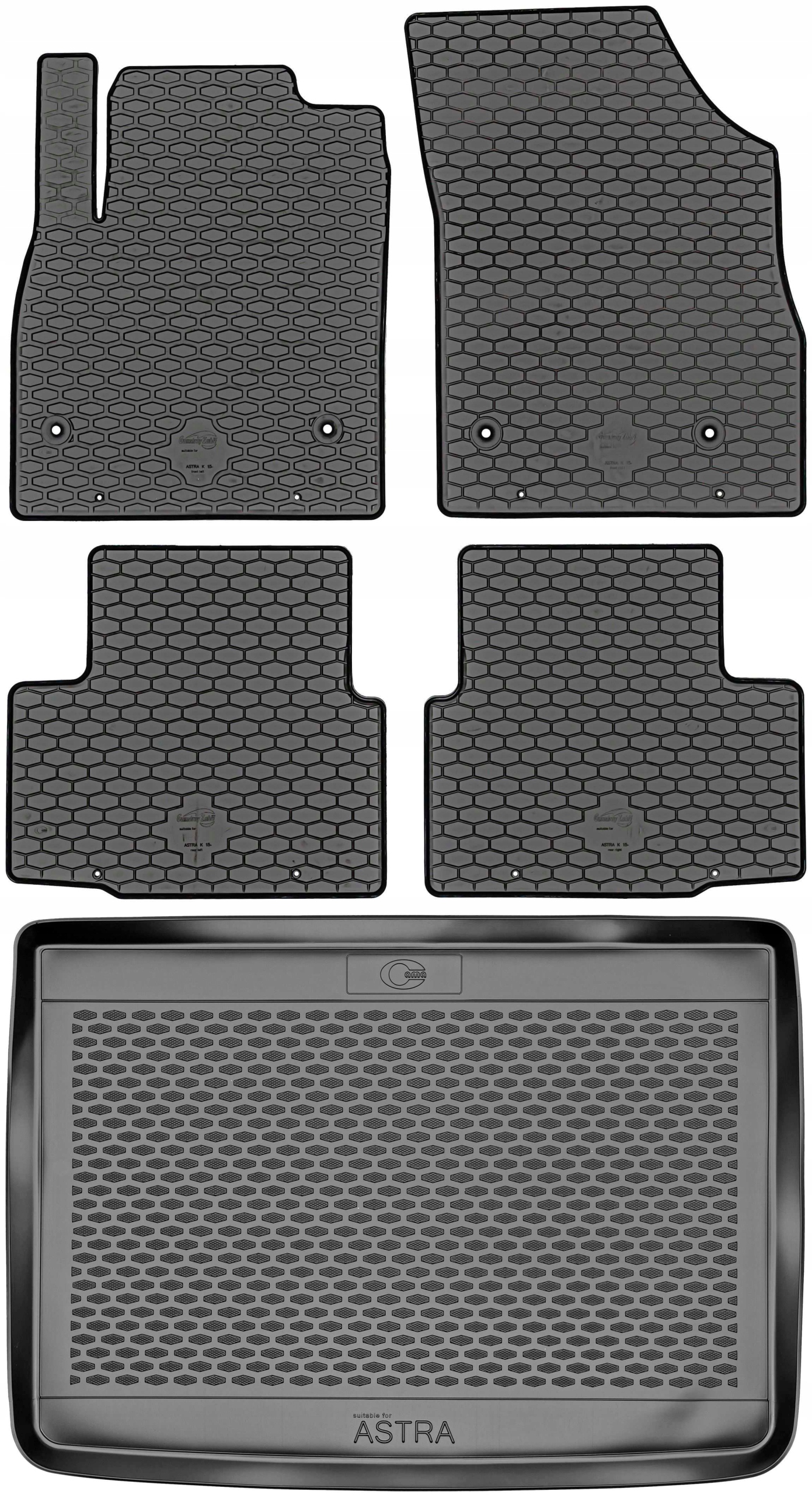 Opel Astra V K 15-21 Koberce batožinový priestor