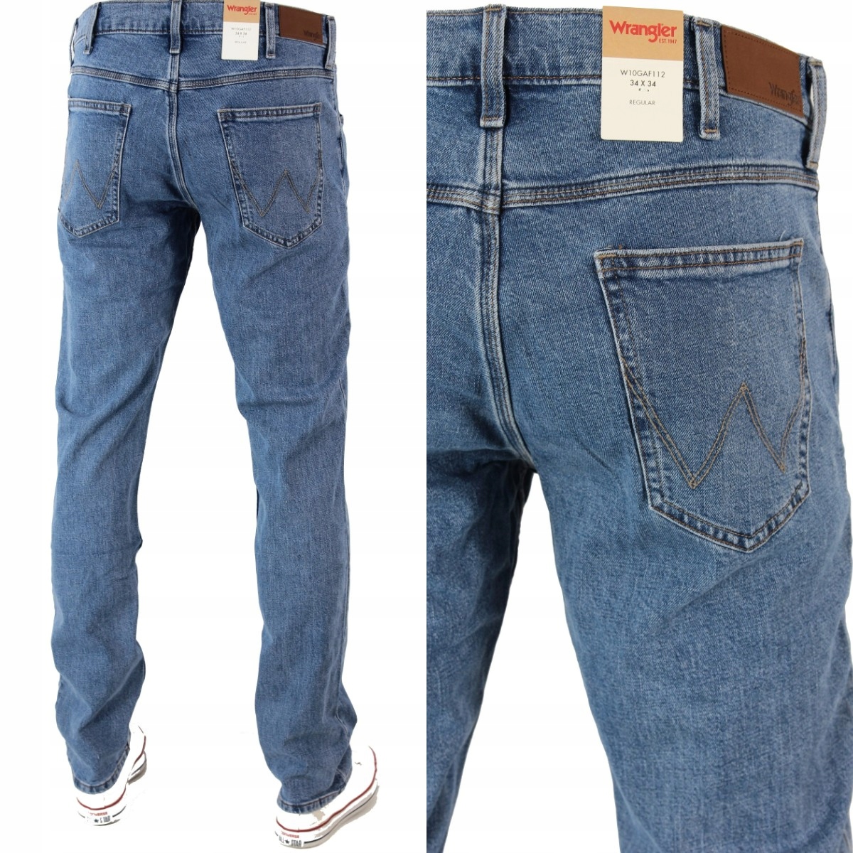 Wrangler Regular Straight Jeansy Proste W31 L32