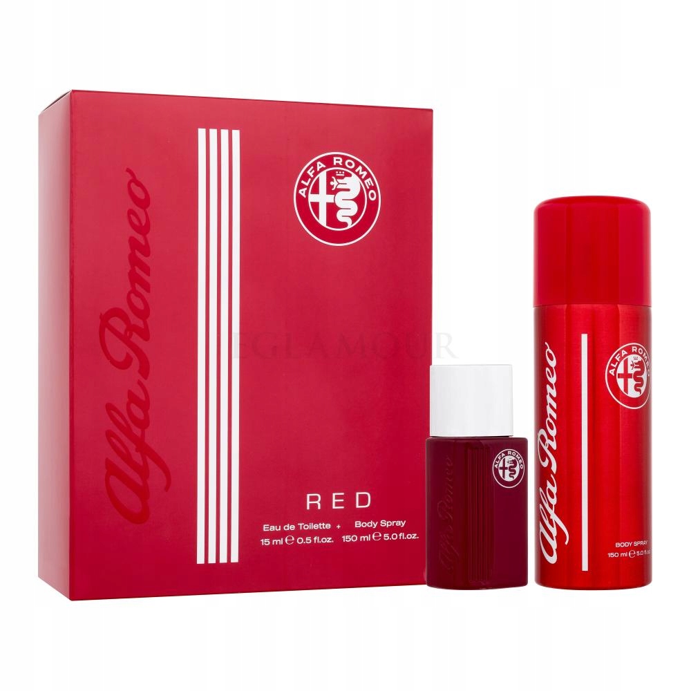 Alfa Romeo Red Sada toaletní voda 15 ml tělový sprej 150 ml